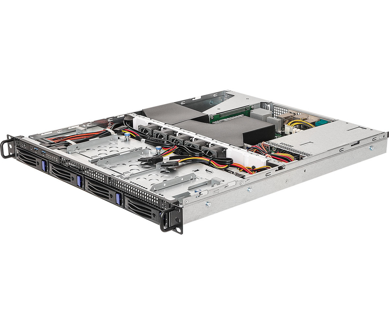 ASROCKRACK 1U4LW X570 2L2T RPSU 1U RACKMOUNT SERVER BAREBONE AMD